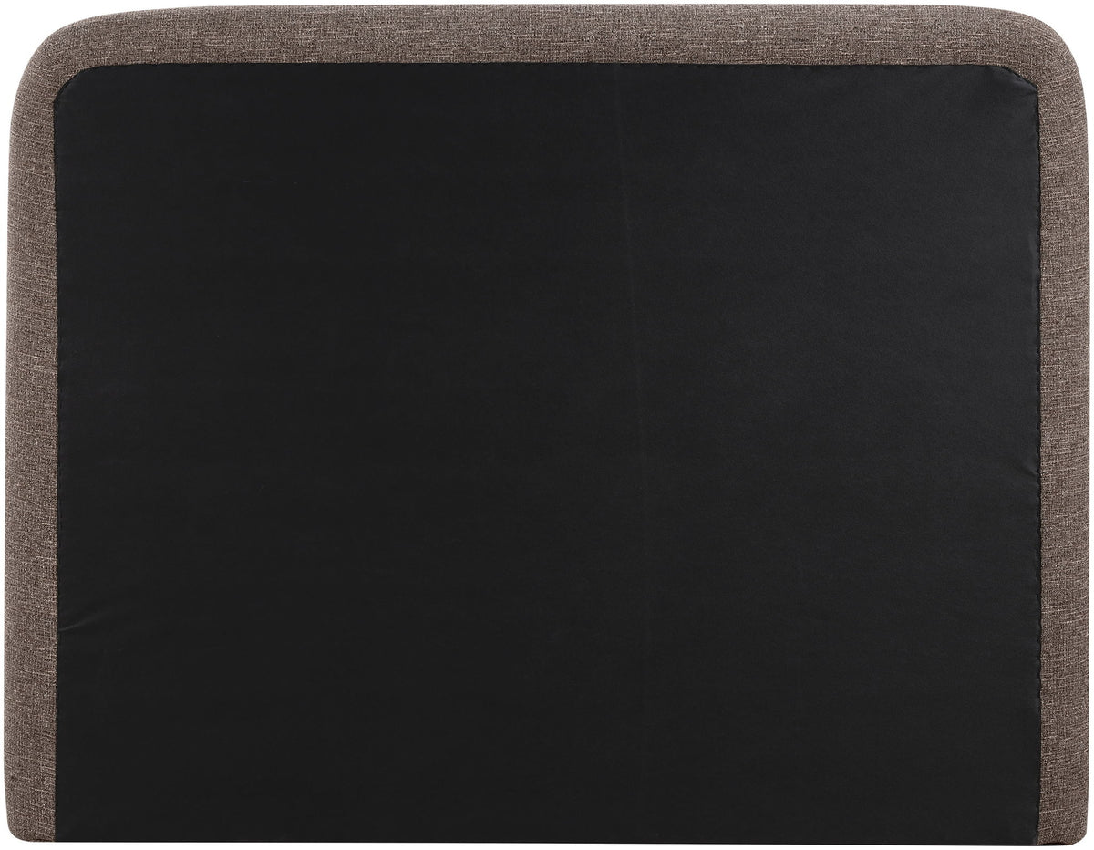 Fira - Linen Textured Fabric Upholstered Bed