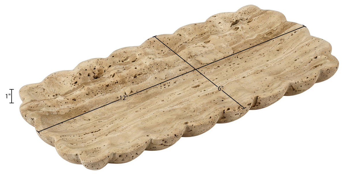 Ruffalo - Travertine Tray