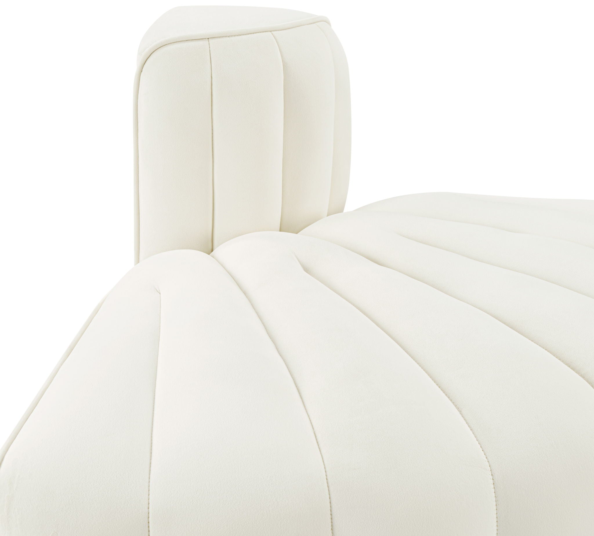 Rummi - Velvet Performance Fabric Upholstered Modular Chair