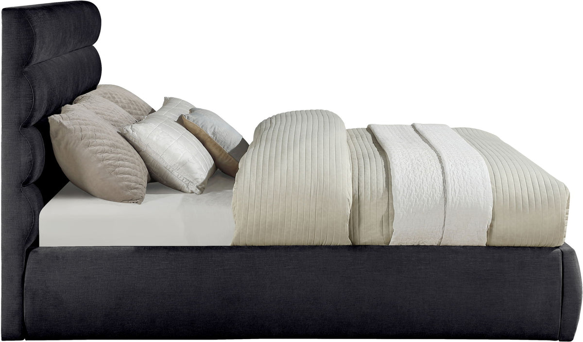 Adam - Chenille Fabric Bed With 52" Headboard
