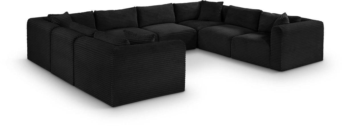 Shaggy - 8 Piece Modular U-Shaped Sectional