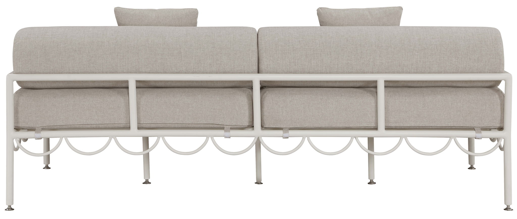 Portofino - Resilient Water Repellent Fabric 85.75" Upholstered Outdoor Patio Sofa