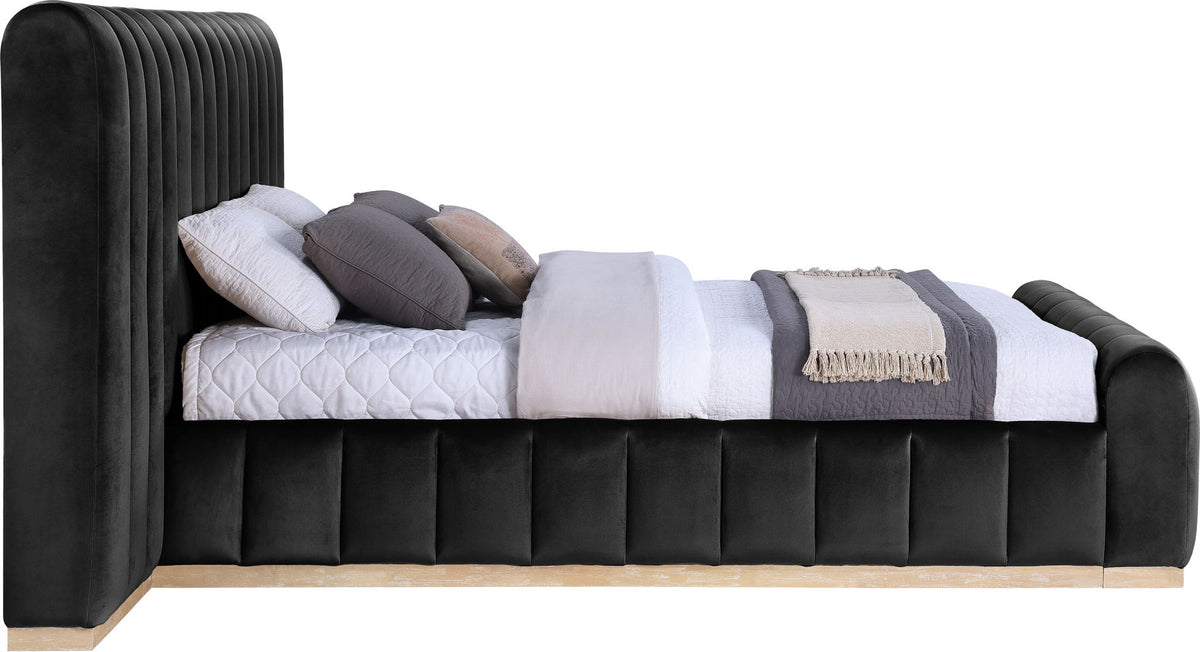 Amara - Velvet Upholstered Bed