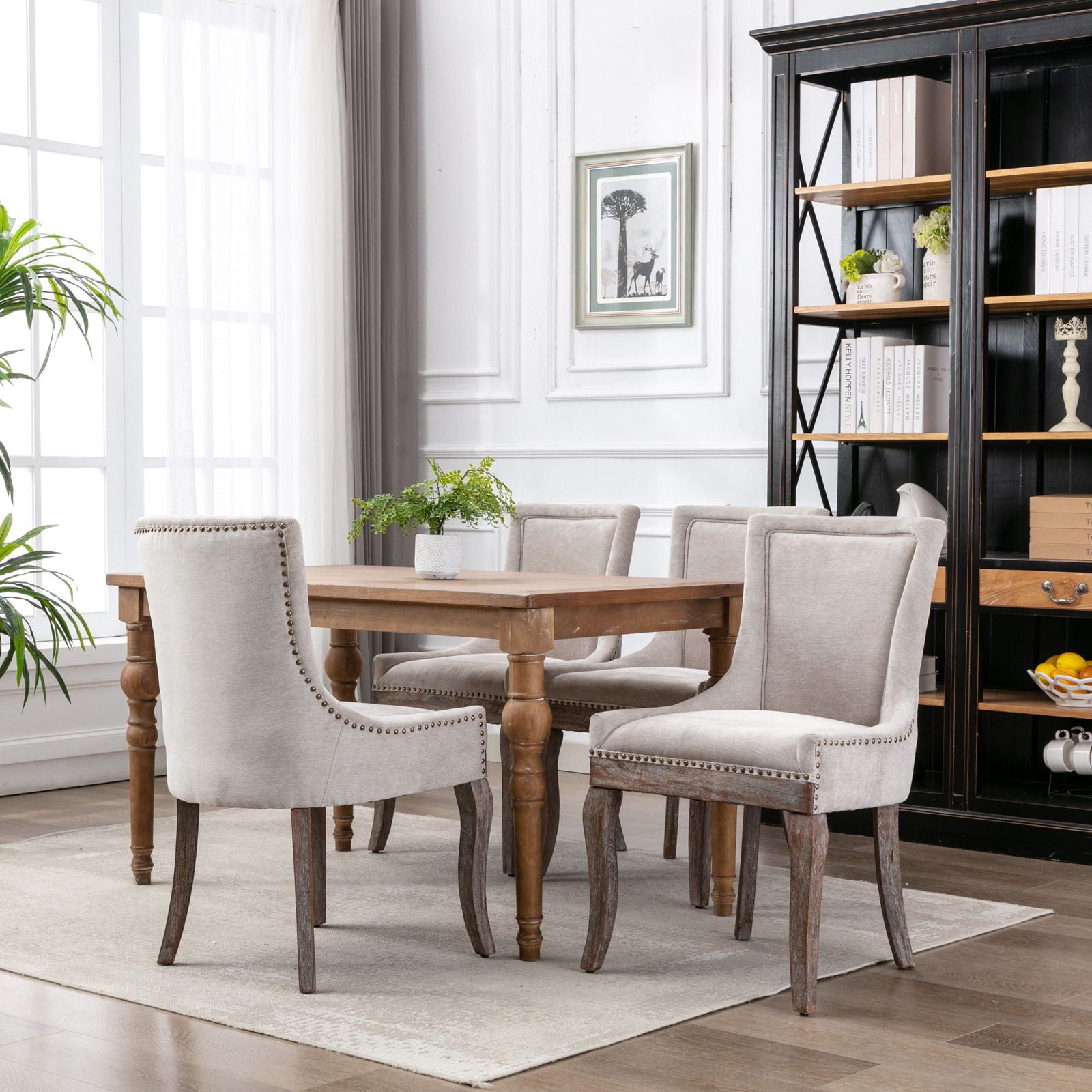 Ultra - Side Dining Chair, Nail Head (Set of 2)