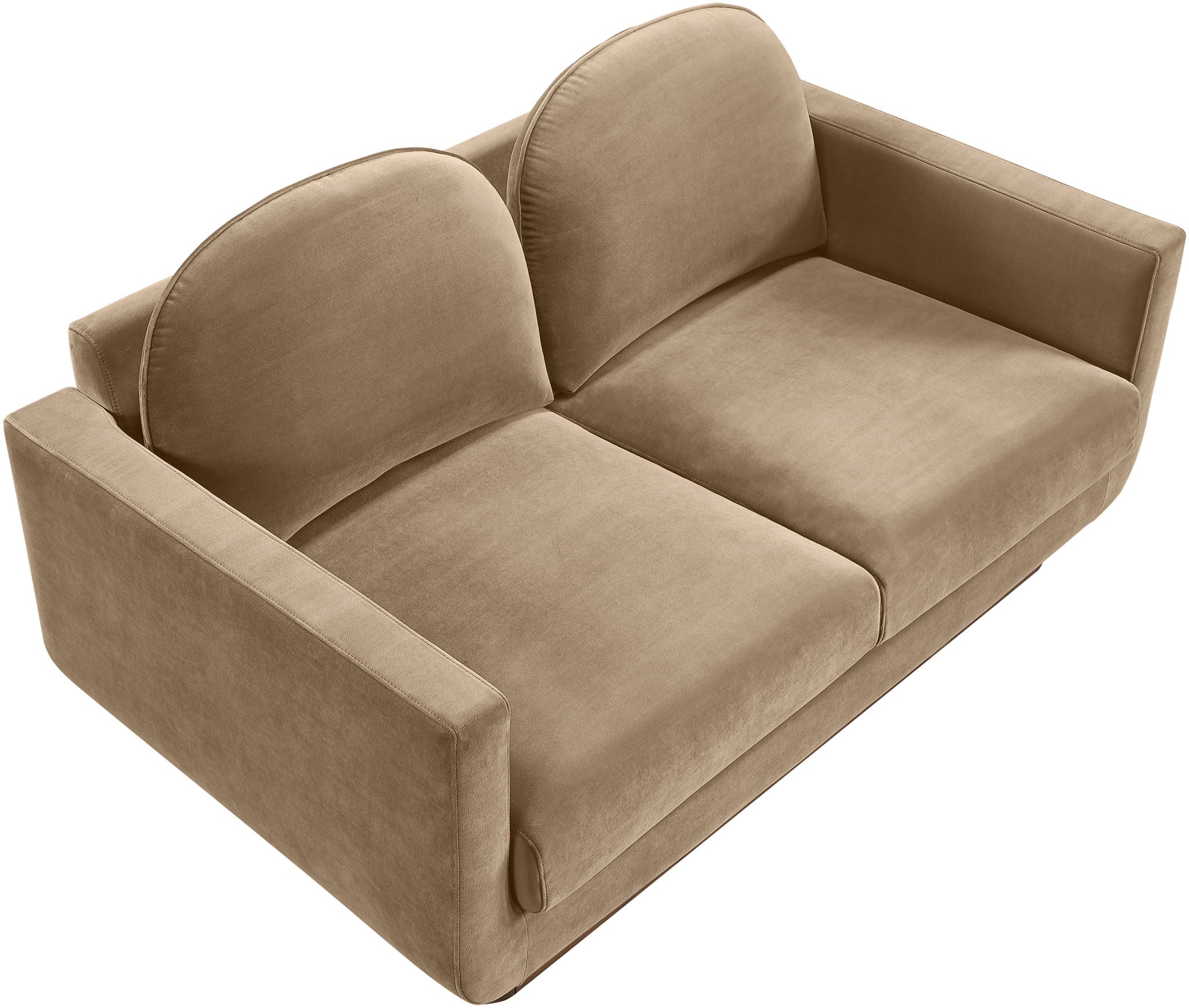 Diviento - Velvet Performance Fabric Upholstered Loveseat