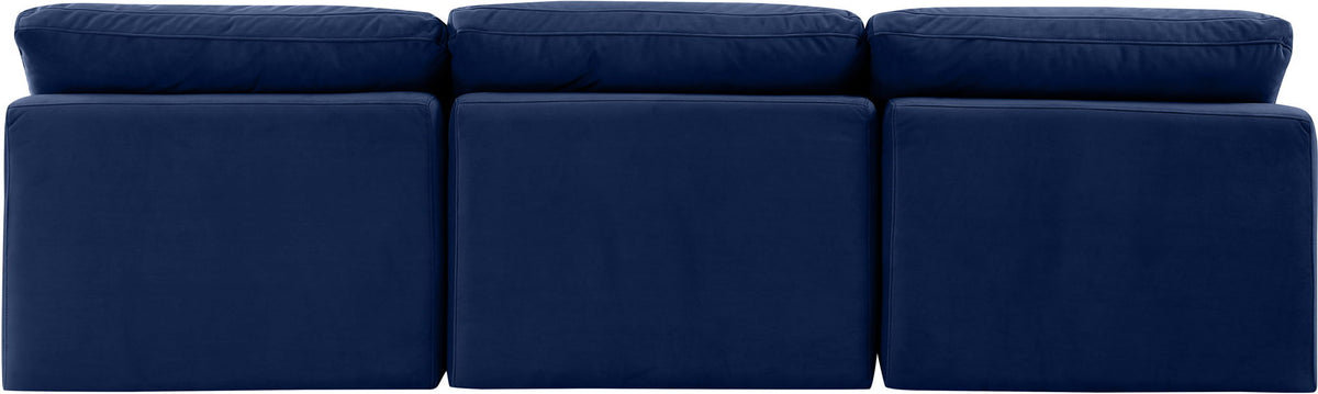 Indulge - Velvet 3 Seat Modular Armless Sofa