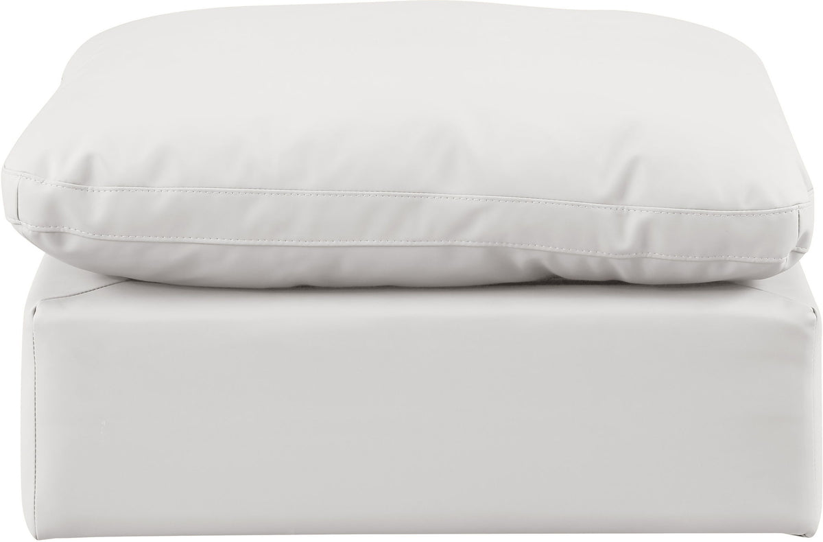 Indulge - Faux Leather Ottoman