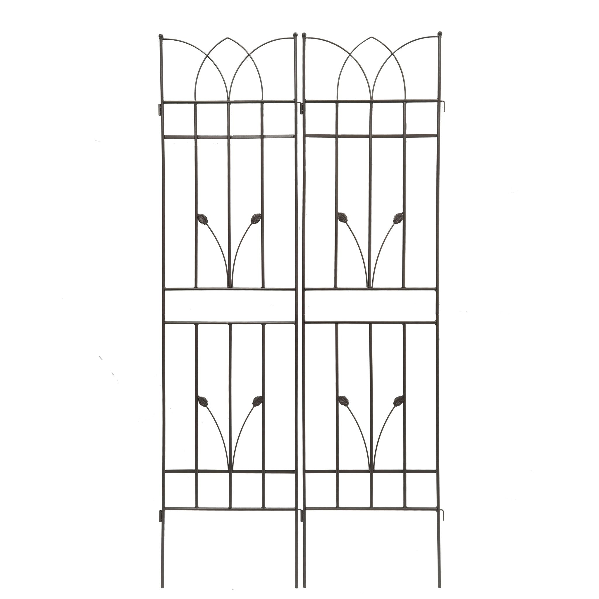 Metal Garden Trellis Rustproof For Climbing Plants Outdoor Flower Support