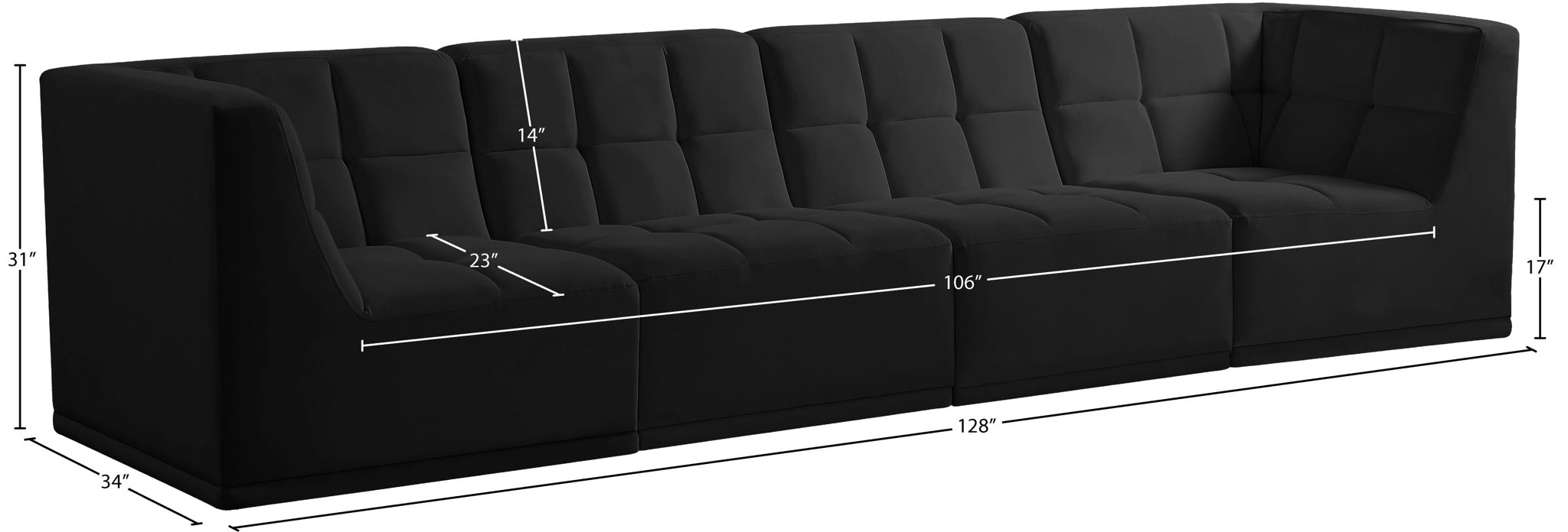 Relax - Modular Sofa - 4 Seats