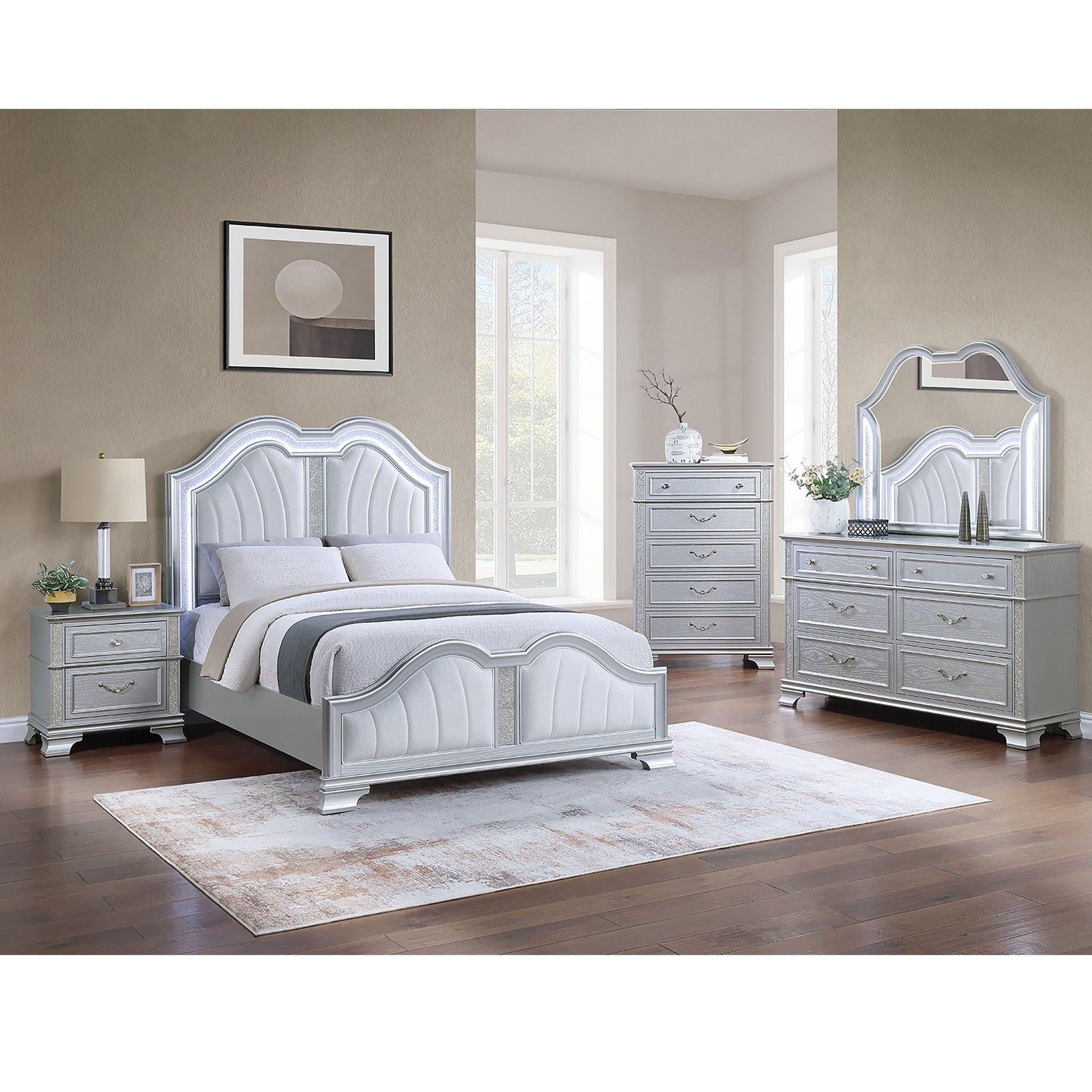 Unique Design Bed Built-In USB