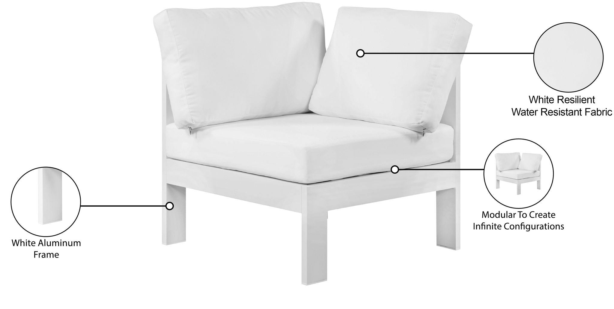 Nizuc - Outdoor Corner Chair