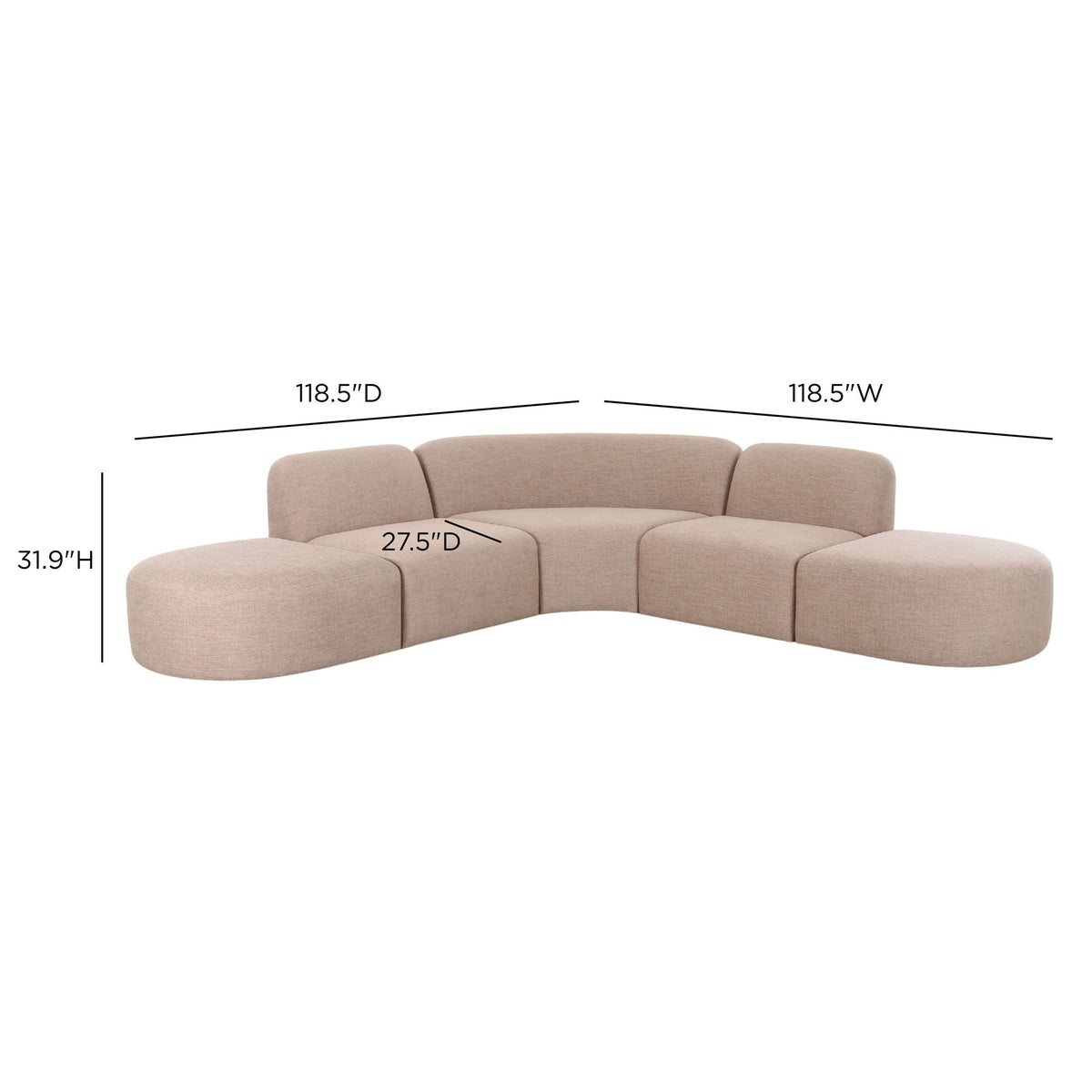 Gorge White Modular Sectional