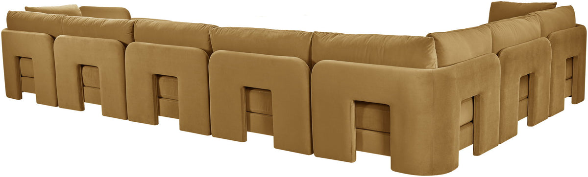 Hammond - Velvet Performance Fabric Upholstered 7 Piece Sectional