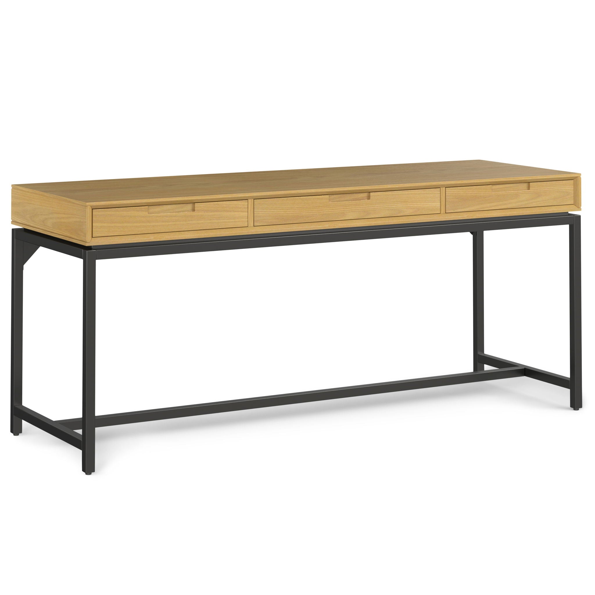 Banting - Wide Desk - Oak Veneer