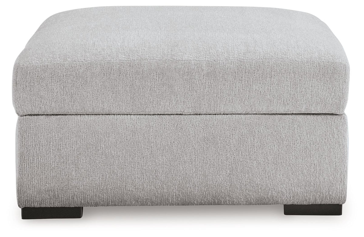 Gabyleigh - Ottoman With Storage - Nickel