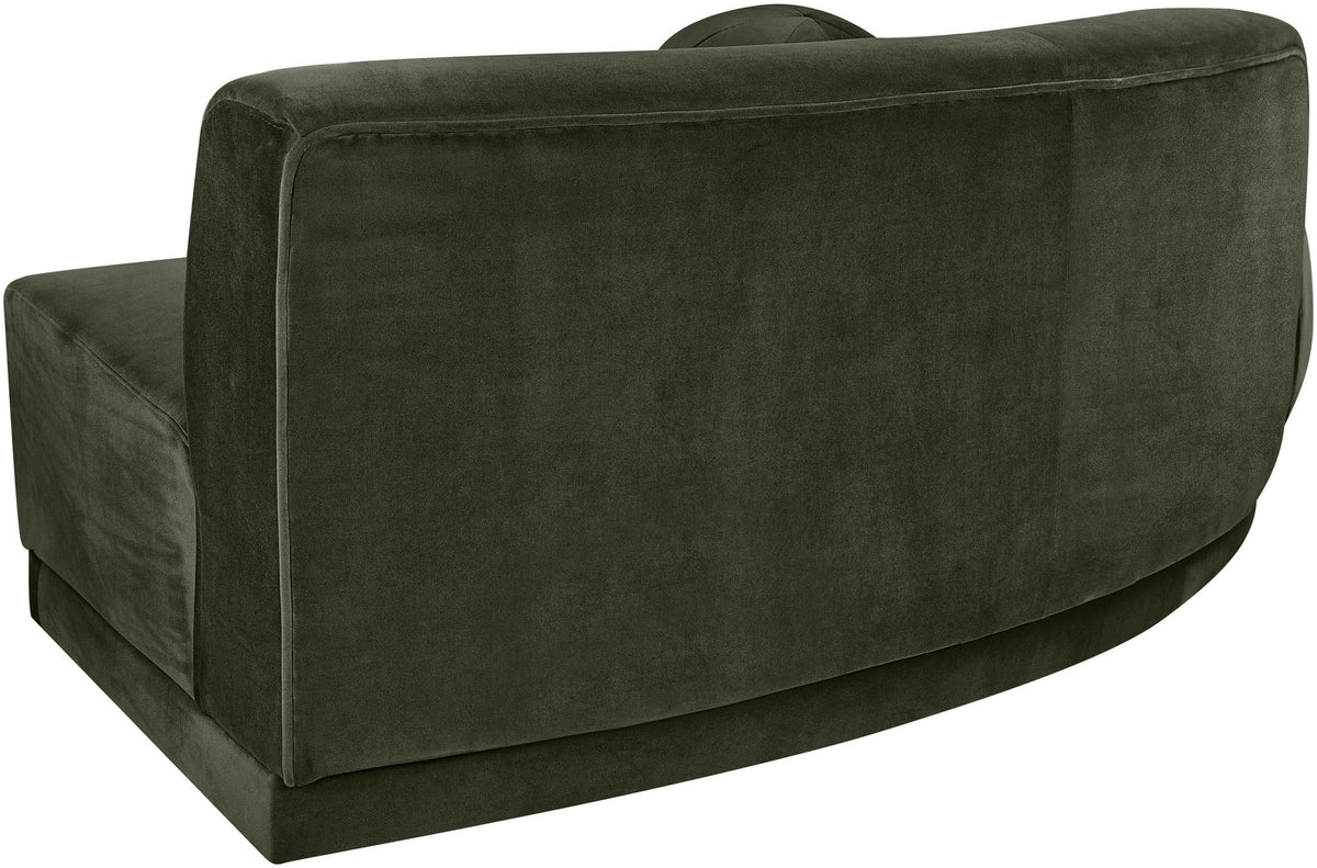 Avra - 86" Velvet Performance Fabric Upholstered Sofa