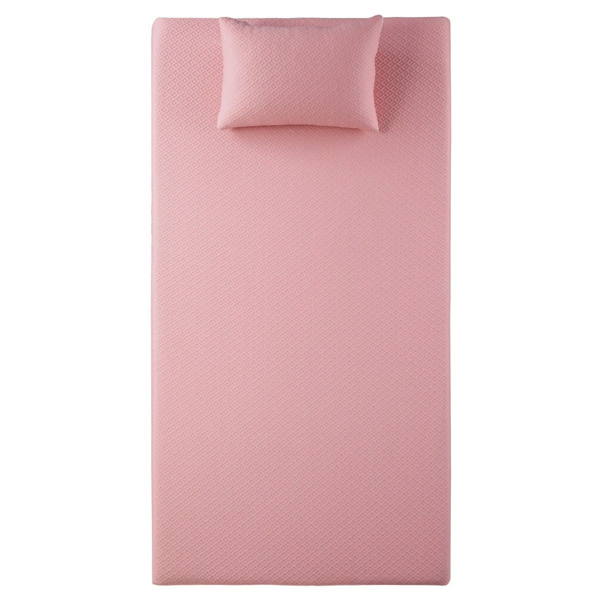 Leo - 7" Gel Infused Memory Foam Mattress And Pillow Set