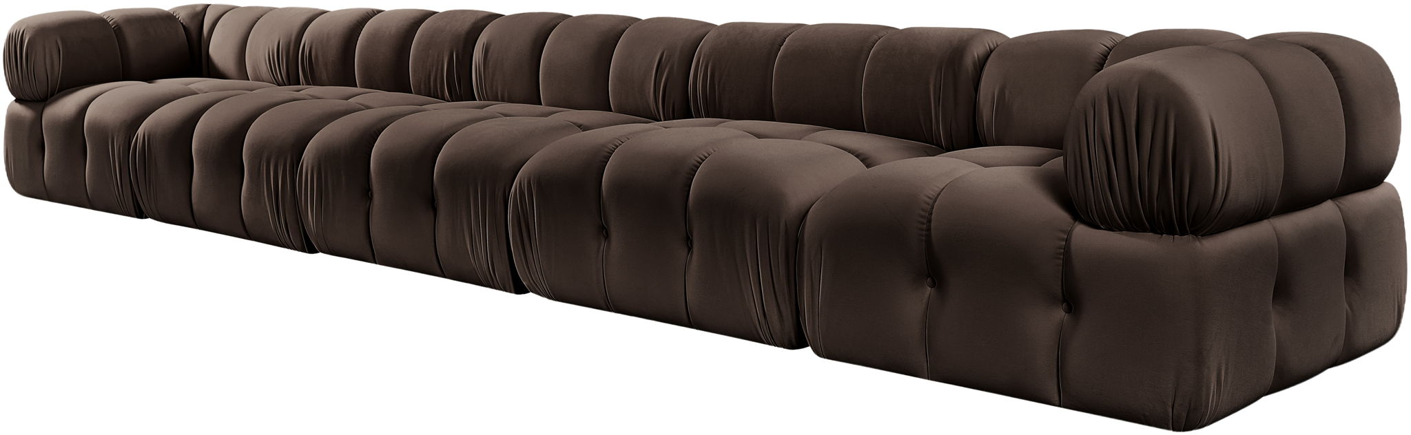 Orin - Fabric Velvet 5 Piece Modular Sofa