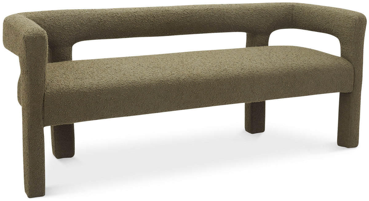 Athena - Boucle Fabric Bench