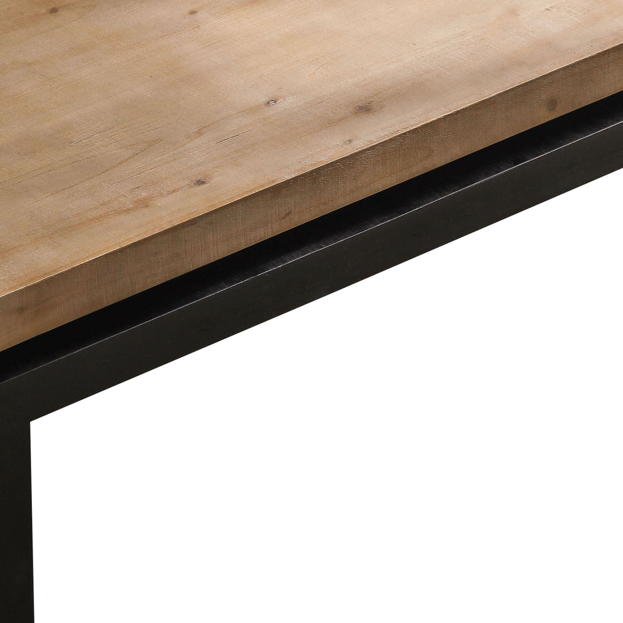 Coffee Table Rectangular Center Table For Living Room - Black / Natural / Multi / Natural Multi / Natural Wood / Natural Wood Wash