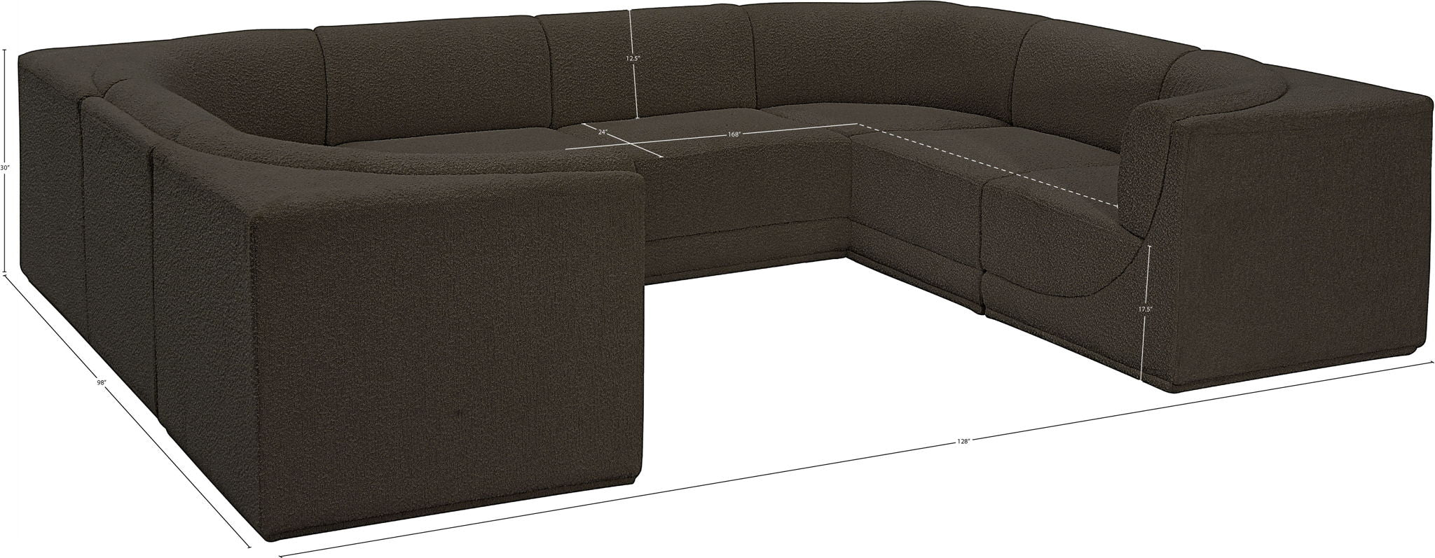 Ollie - 8 Piece Modular Sectional