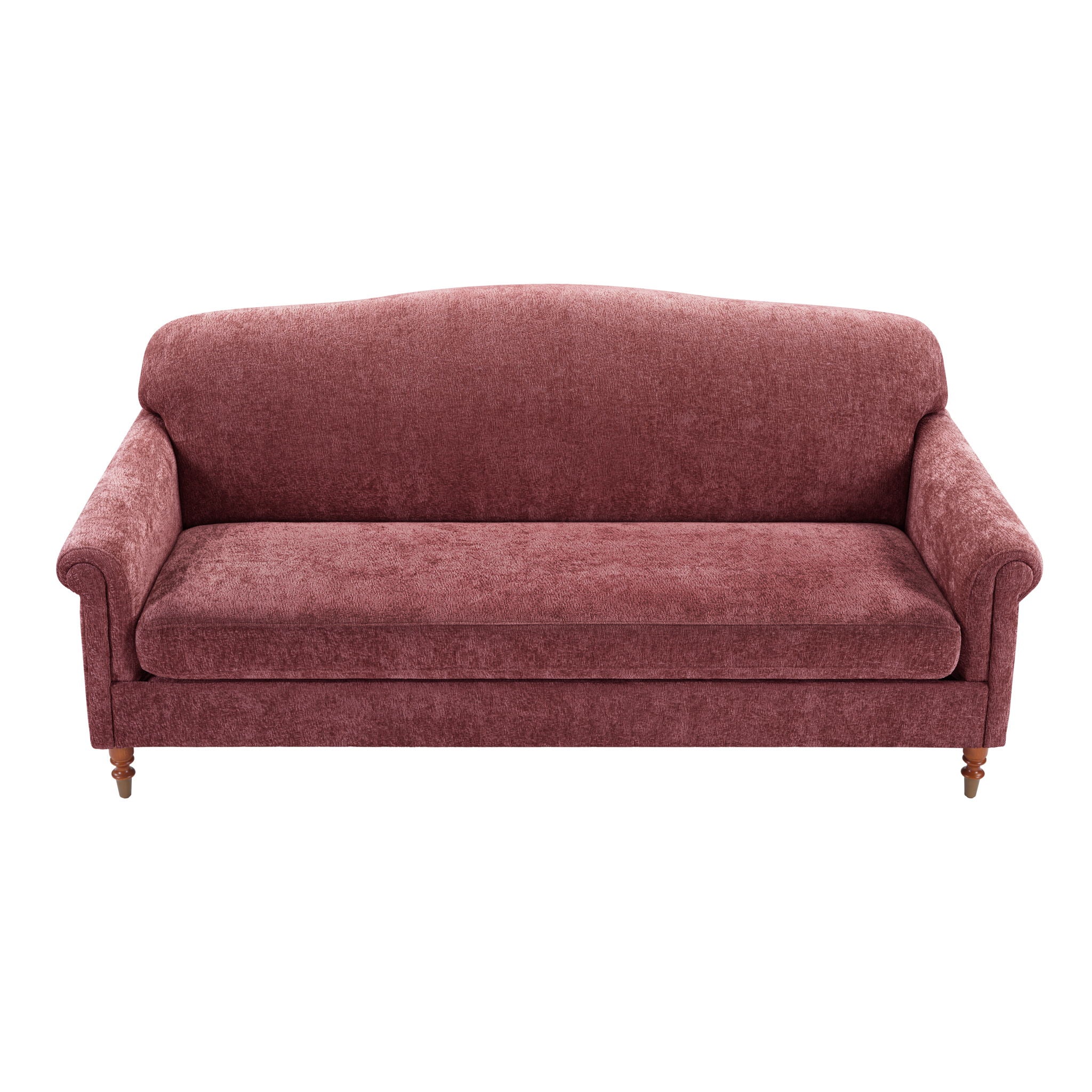 Loveseat Sofa, 2 Seater Couch With Rolled Arms
