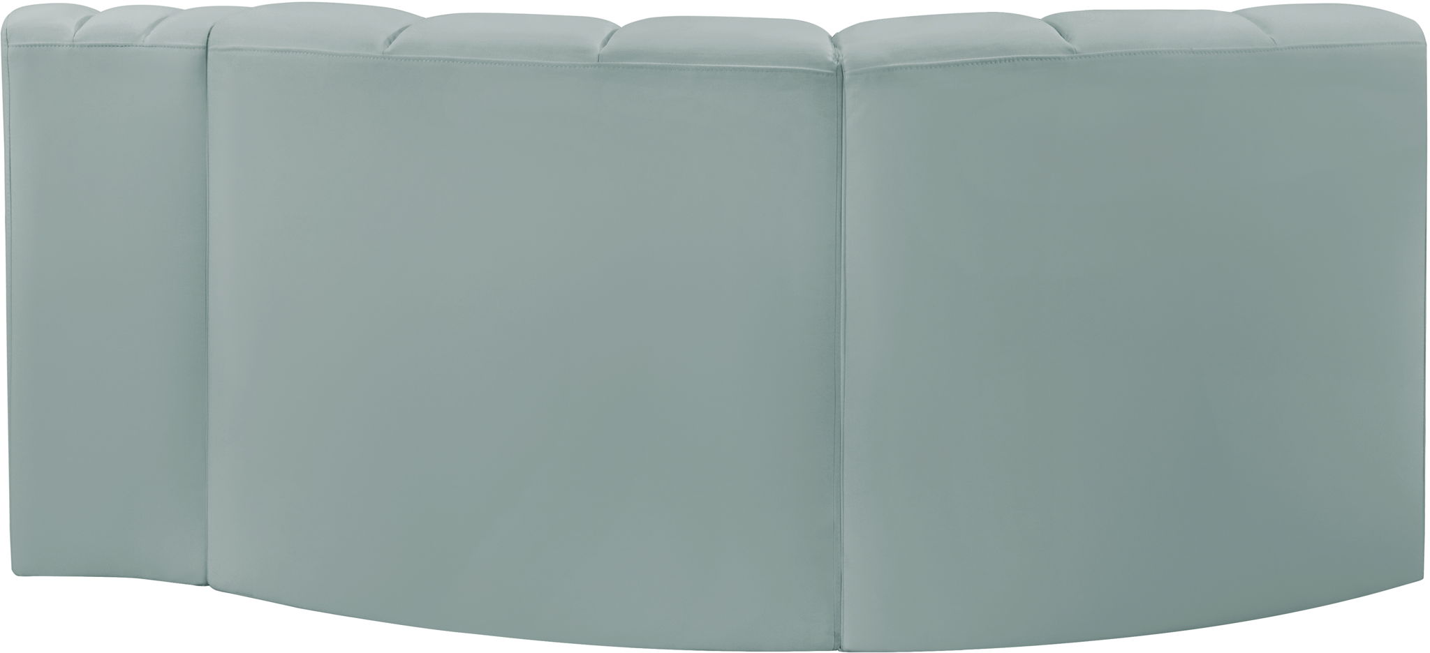 Arc - Faux Leather 3 Piece Modular L-Shaped Sofa