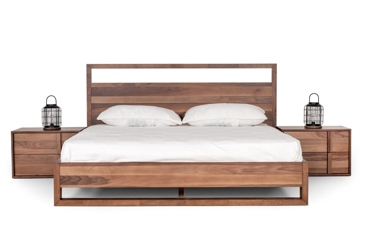 Berlin - Modern Walnut Nightstand