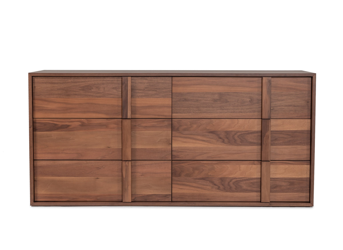 Eastern King Berlin - Modern Walnut Bedroom Set