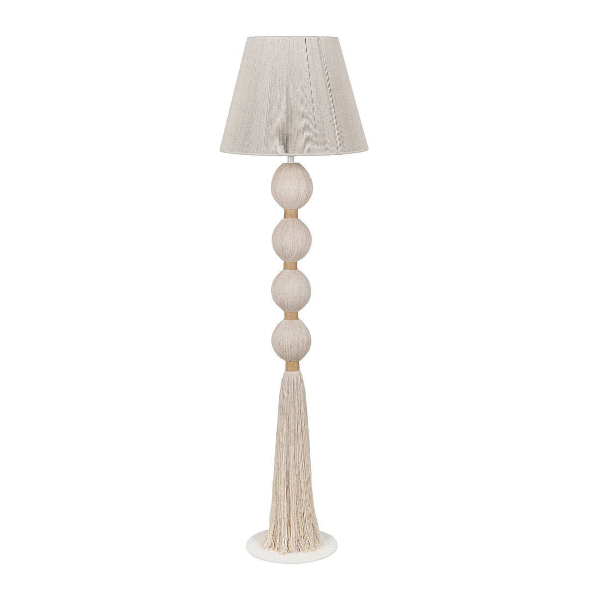 Samba - Cotton Floor Lamp - White