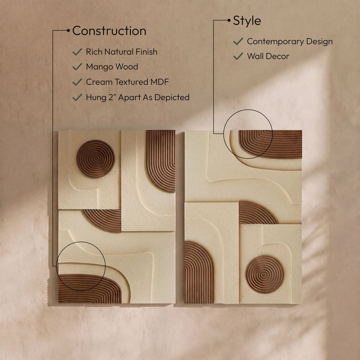 Element - 2 Piece Wall Art