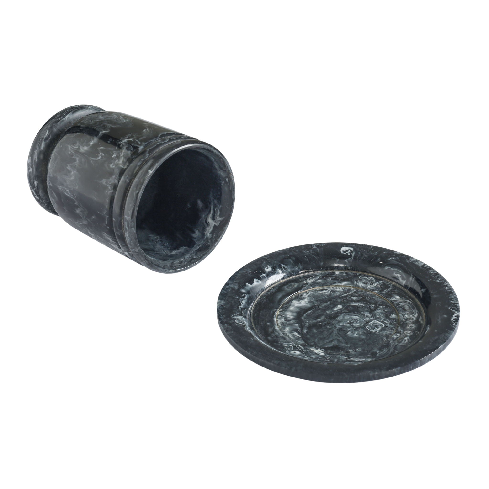 Channeled - Swirl Resin Kiddush Cup