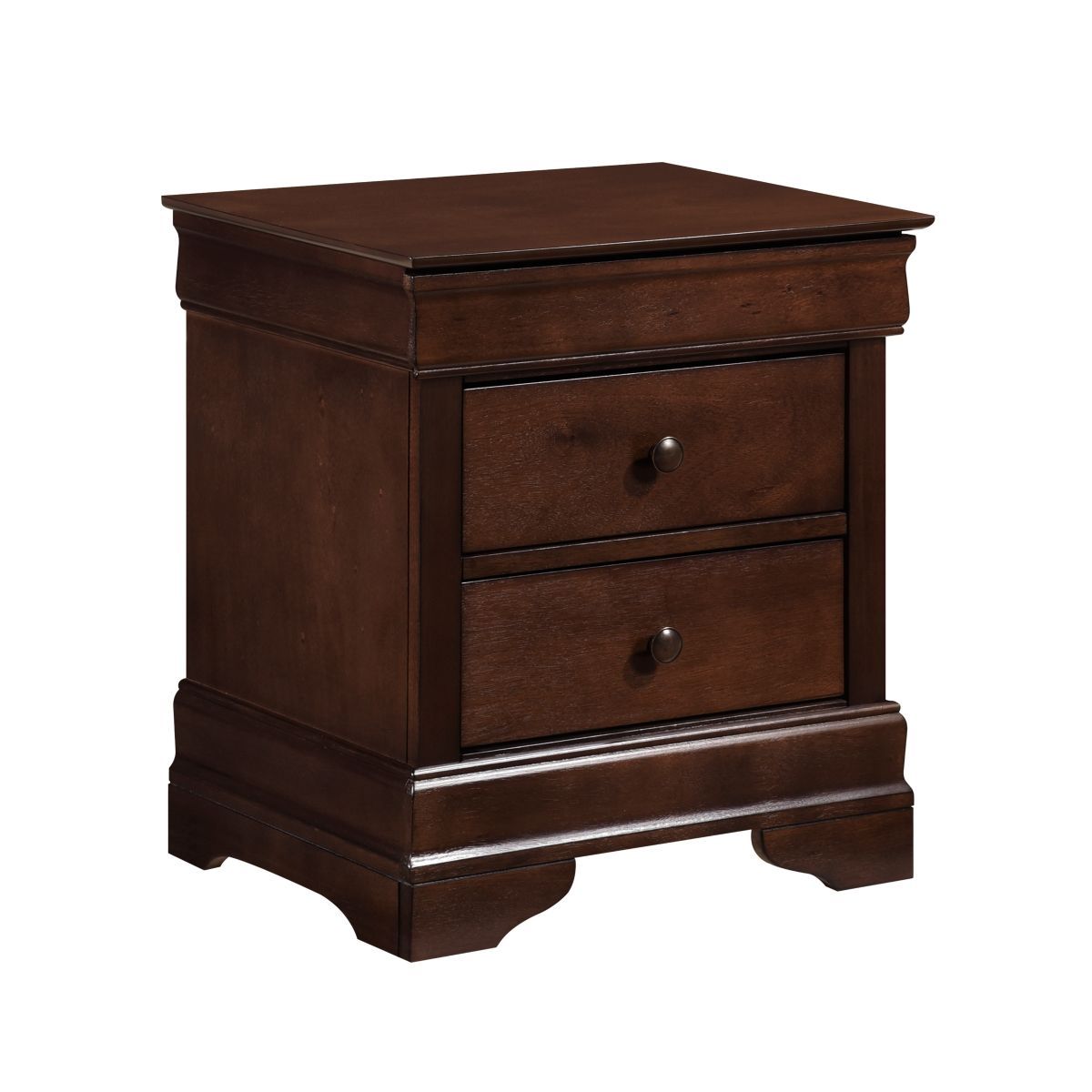 Abbeville - Nightstand With Hidden Drawer - Cherry