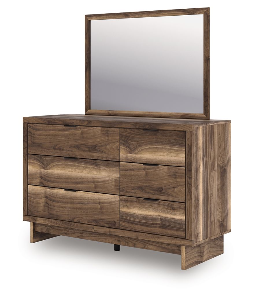 Chirason - Dresser And Mirror - Brown
