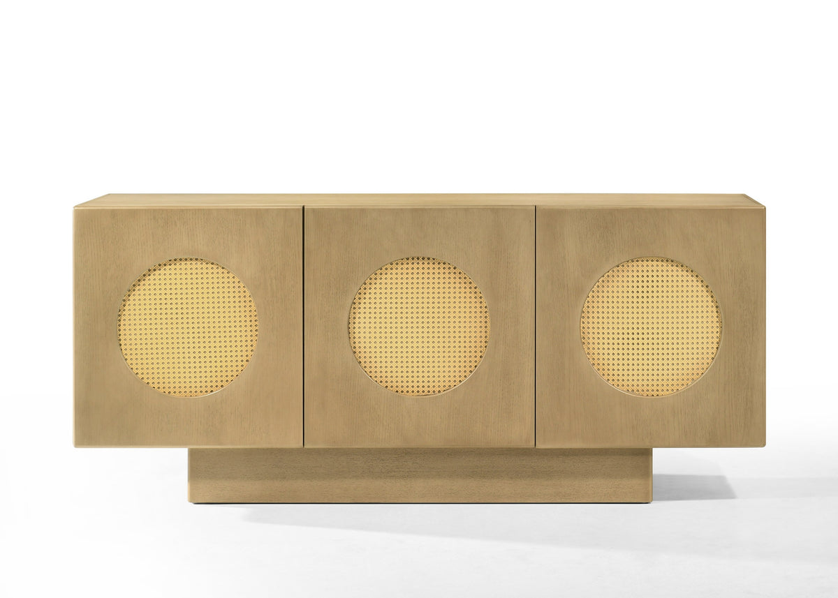 Oshana - Modern White Oak Dining Set
