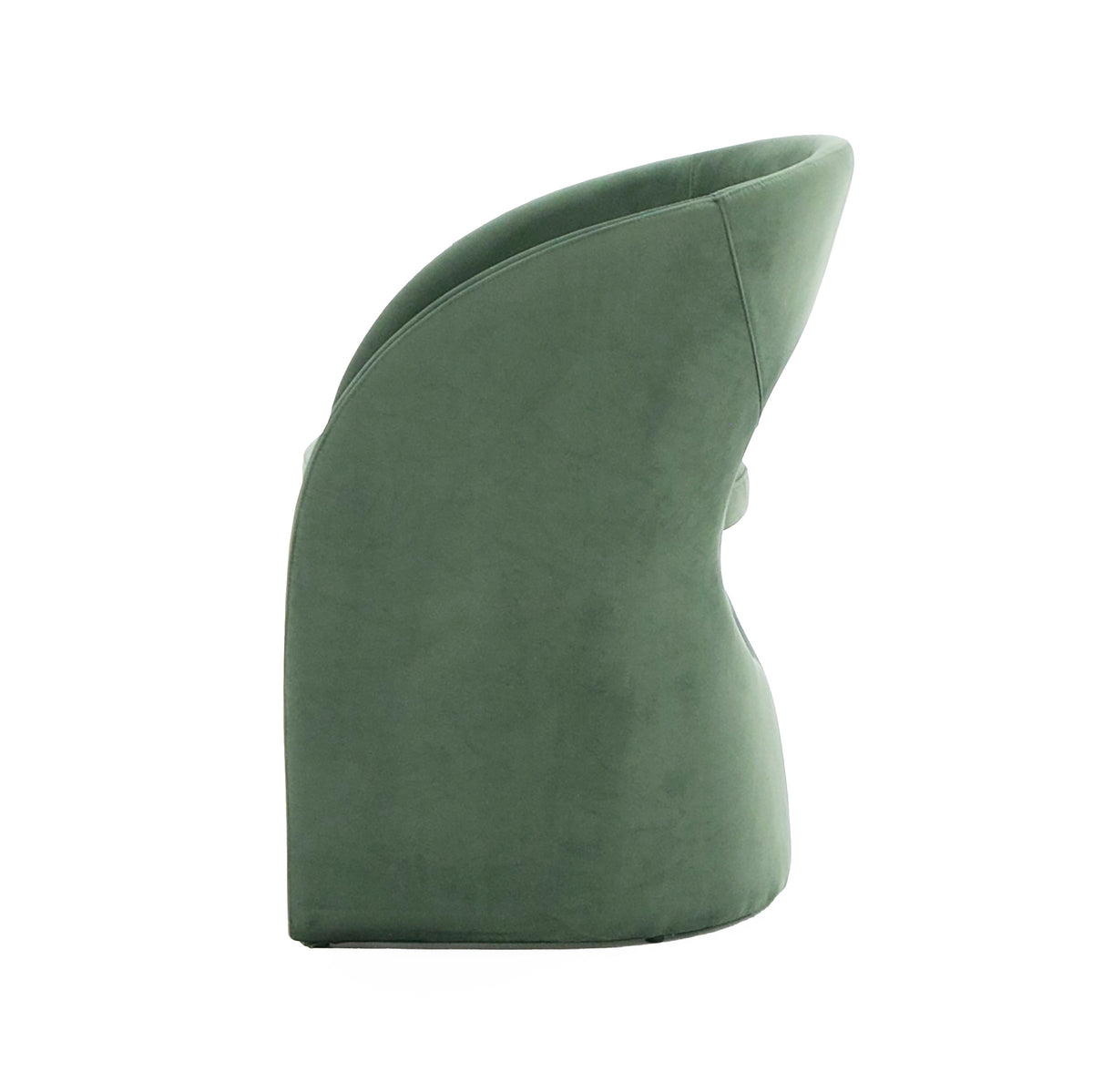 Brea - Modern Green Fabric Dining Chair