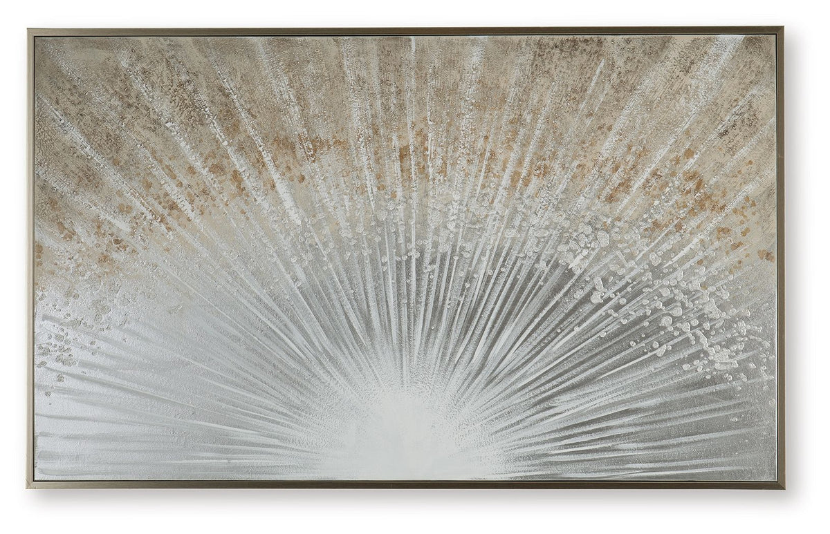 Waldard - Wall Art - Gray / Taupe / White