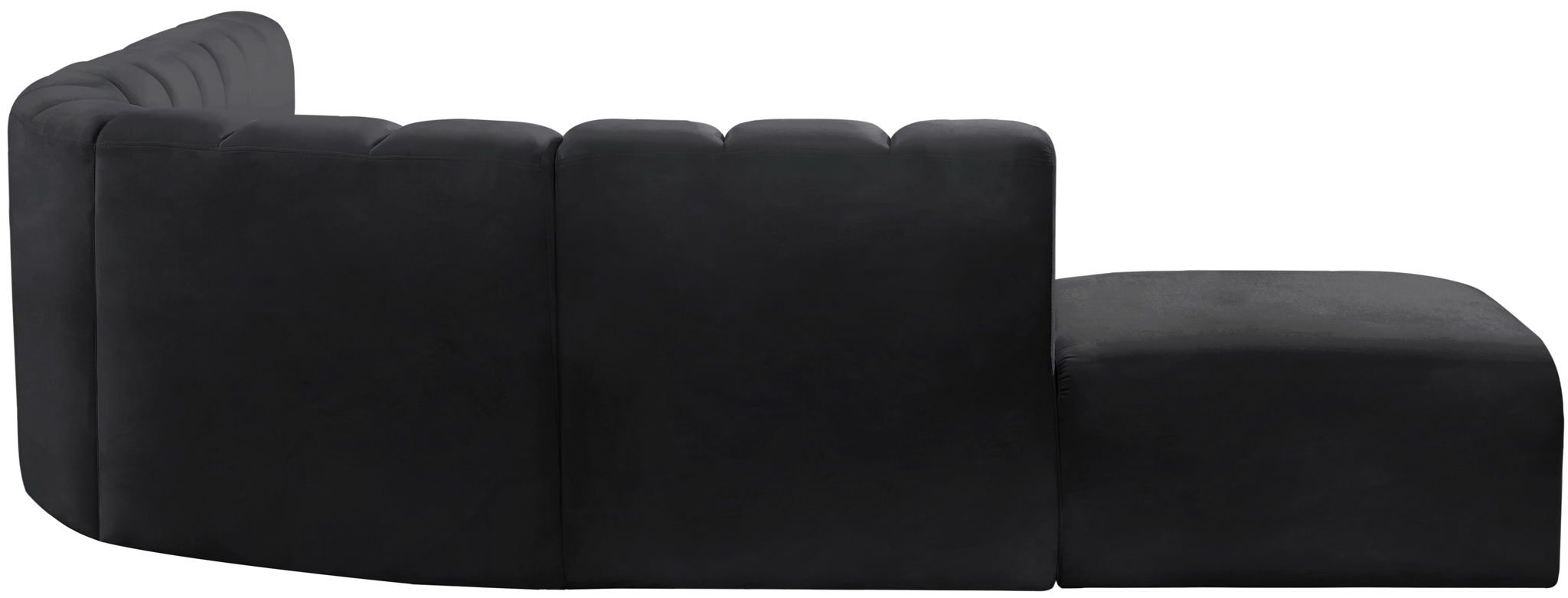 Arc - Velvet 7 Piece Corner Modular Sofa
