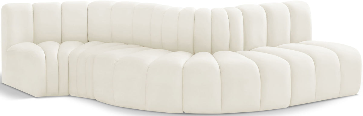 Arc - Velvet 5 Piece Modular Sofa