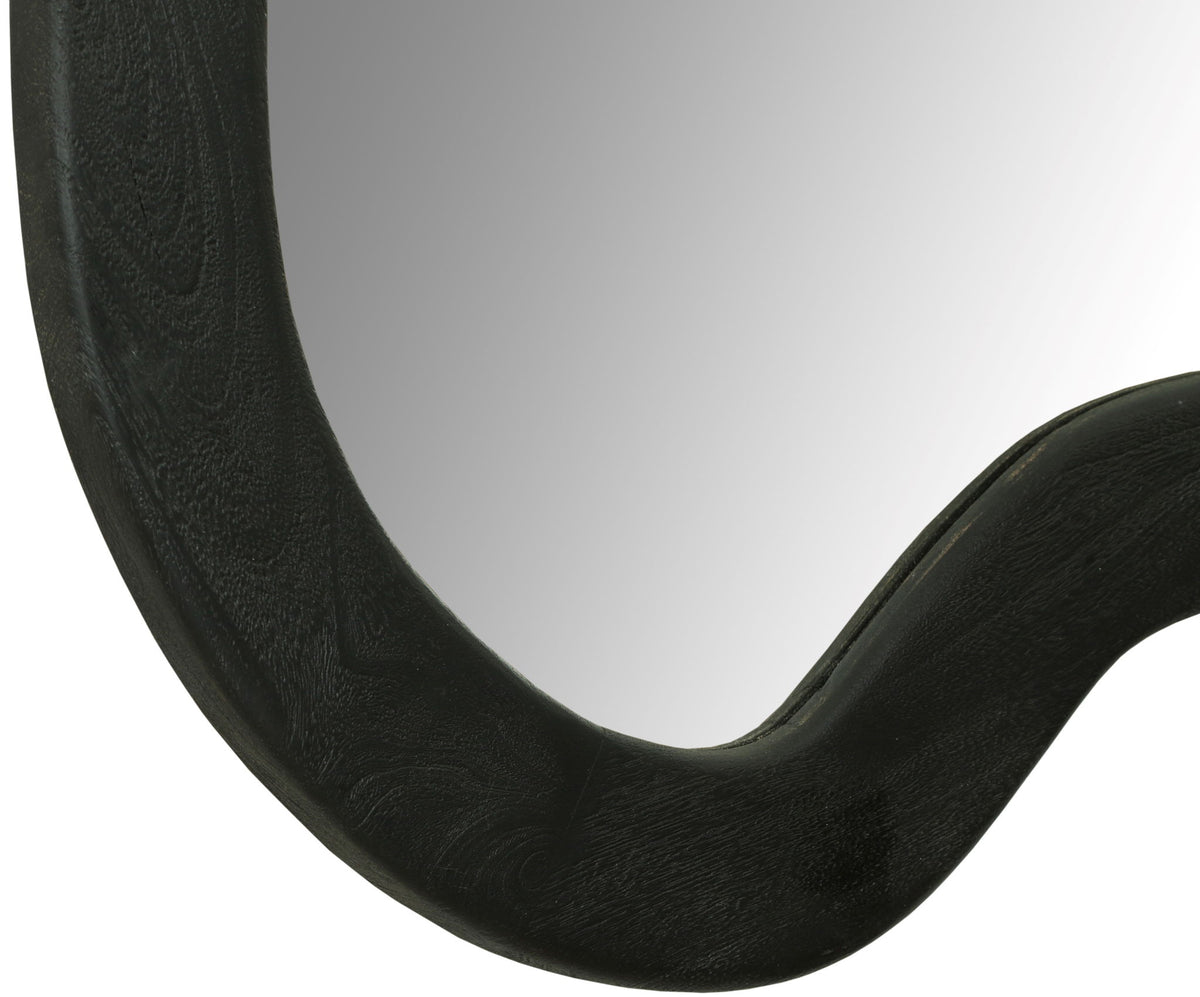 Oblique - Mirror - Wood