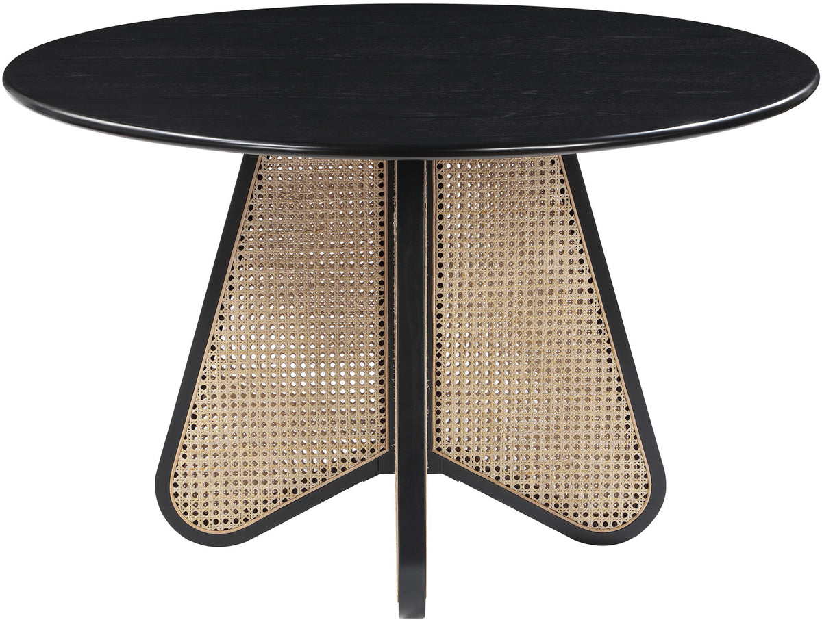 Butterfly - Solid Wood And Natural Cane Table