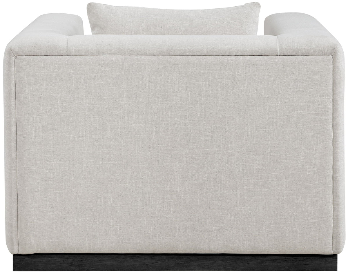 Alfie - Linen Textured Fabic Chair
