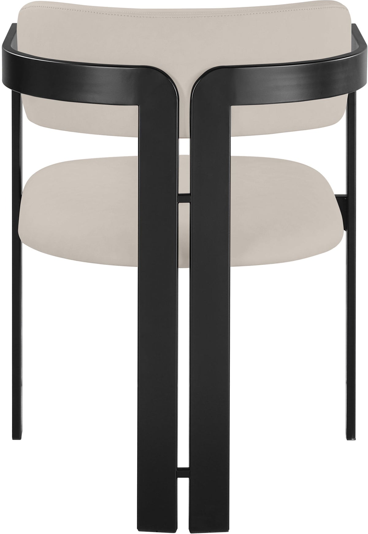 Aurum - Vegan Leather Upholstered Dining Chair (Set of 2) - Taupe