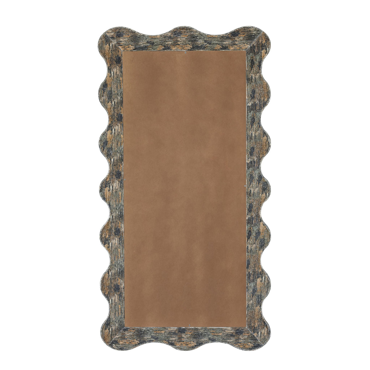 Charlene - 39" x 75" Squiggle Wall Mirror - Watercolor Print