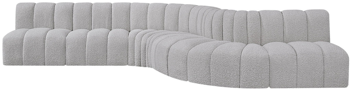 Arc - Boucle Fabric 7 Piece Modular Sofa