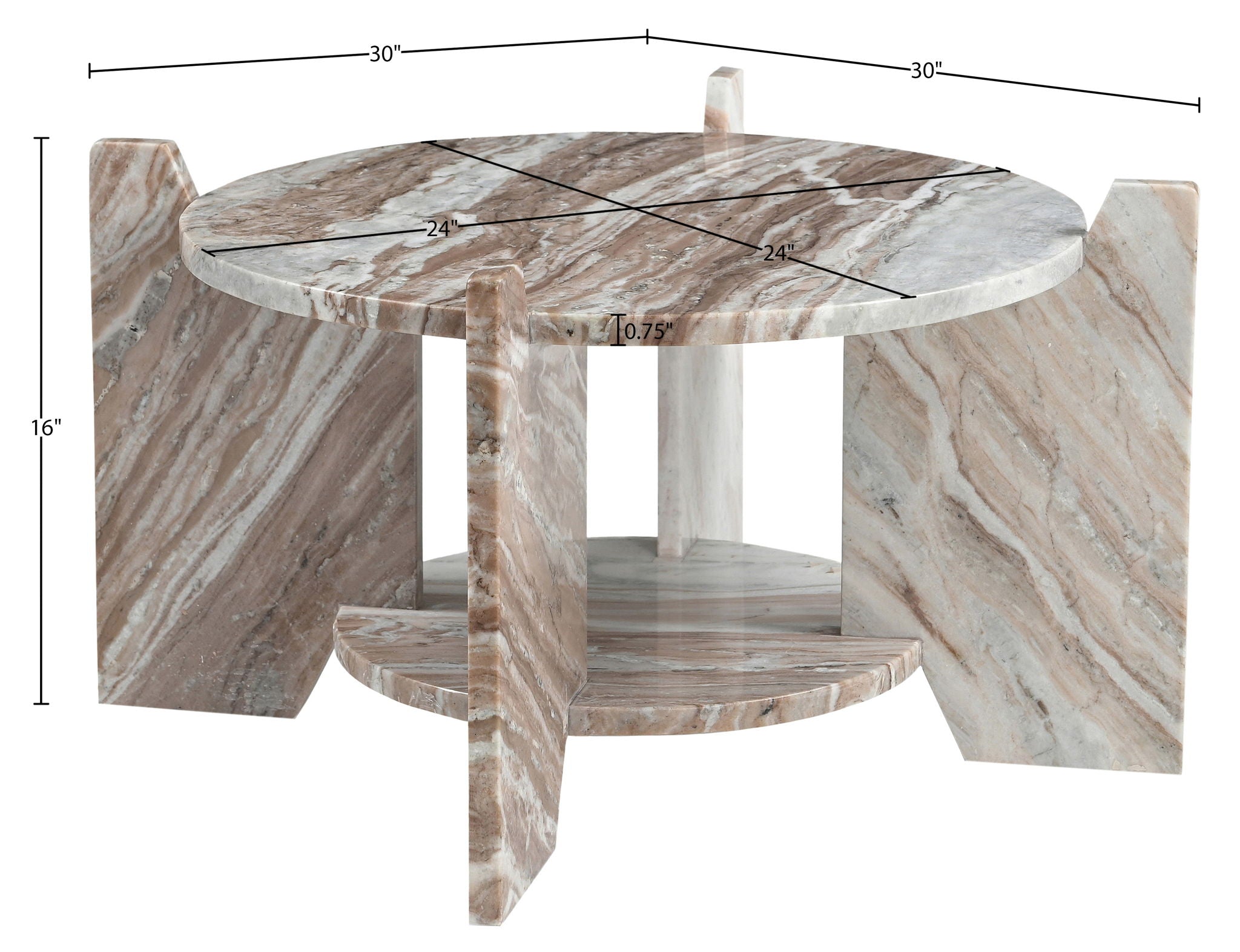 Soriano - Genuine Marble Table