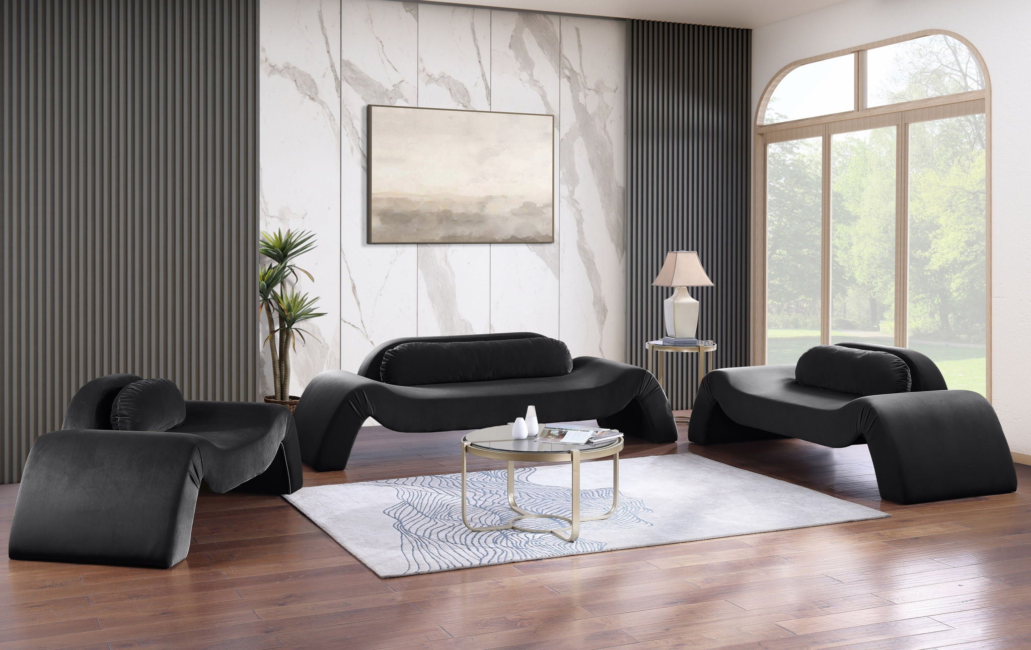 Austin - Velvet Accent Chair