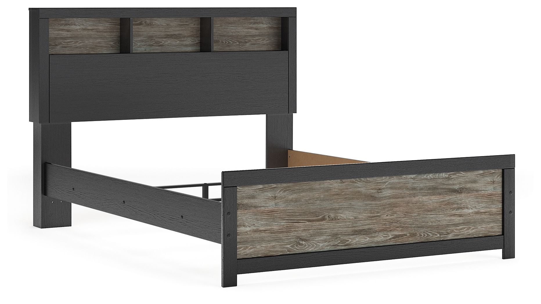 Broachmyn - Lighted Bookcase Panel Bed