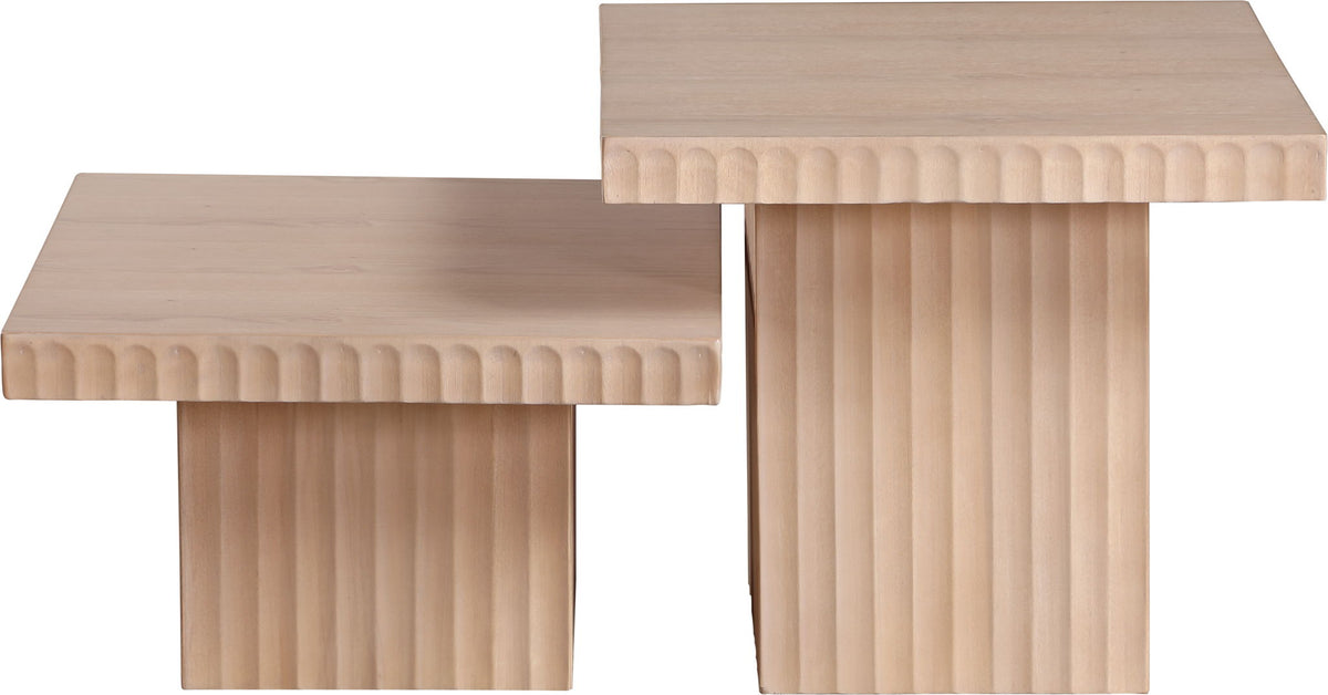 Spencer - Oak Veneer 2 Piece Coffee Table