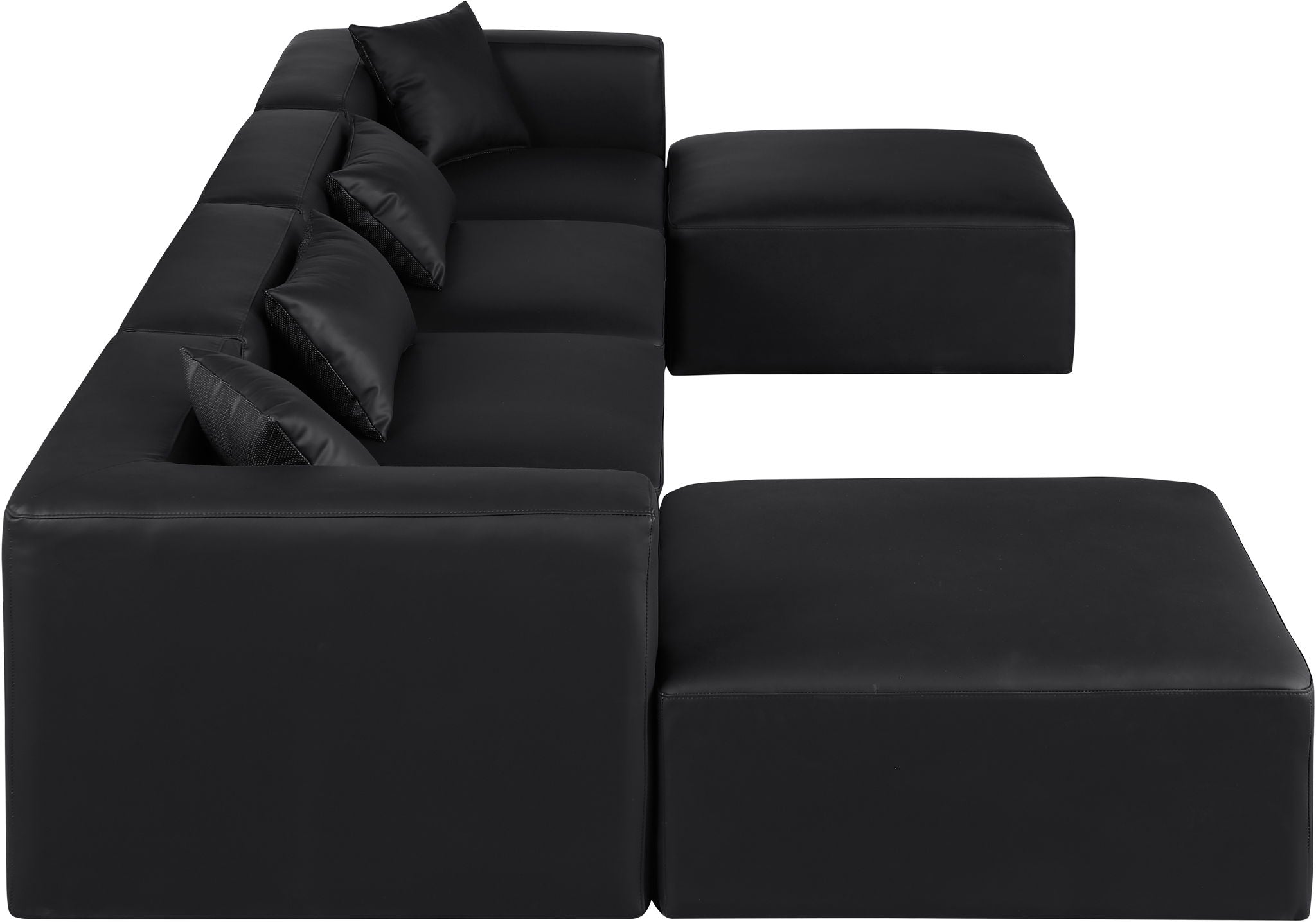 Cube - 6 Piece Modular Double Chaise Sectional